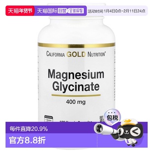 香港直邮Super Nutrition,甘氨酸镁,400 毫克,180 粒素食胶囊(