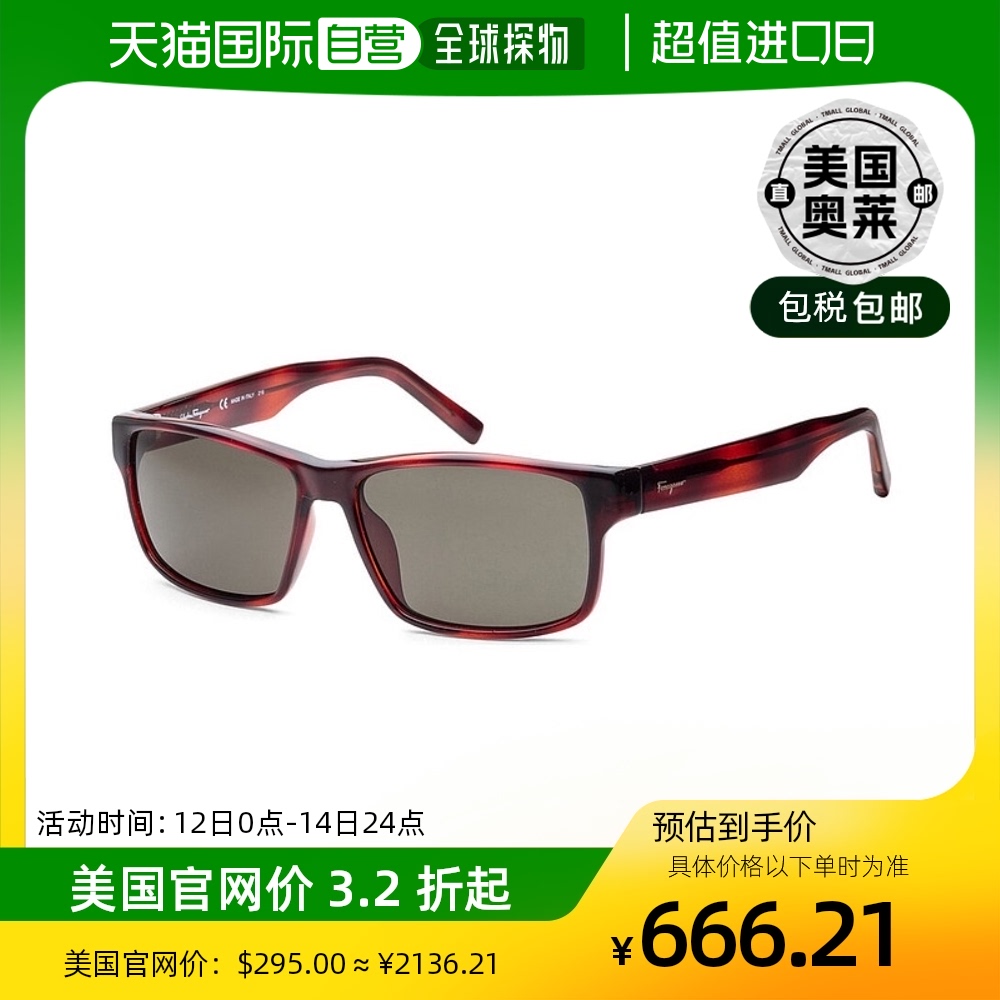 Salvatore Ferragamo女士 SF960S 58毫米太阳镜-棕色【美国