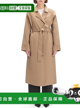 自营Favorite Daughter Women's The Paola Wool Blend Coat, Cam