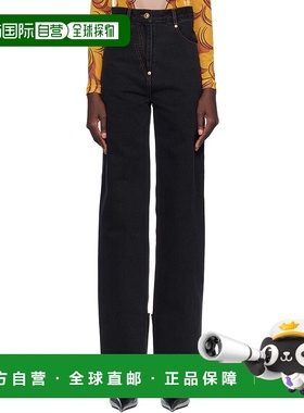 1h可退 香港直邮潮奢 Pushbutton 女士 黑色 Back Panty 牛仔裤 P