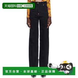 1h可退 香港直邮潮奢 Pushbutton 女士 黑色 Back Panty 牛仔裤 P