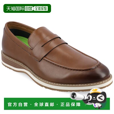 自营vance co.Vance Kahlil Penny Loafer-干邑白兰地 美国奥莱直