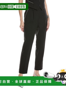 自营 all saintsAllSaints Atlas Krys羊毛混纺长裤-黑色 美国奥