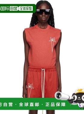 1h可退 香港直邮潮奢 rick owens 瑞克 欧文斯 女士 红色 Champio