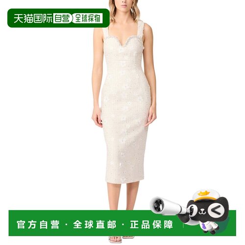 自营ELLIATT Ellouise Midi Dress - White 连衣裙美国直发奥莱