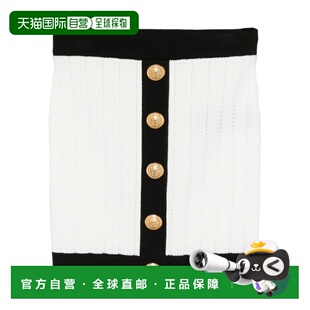 Button Skir 自营Balmain Knit Mini Ribbed Women Embellished