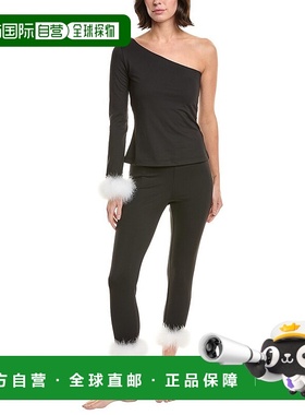 自营SLEEPER 2pc Weekend Chic Lounge Se - black 美国奥莱直发