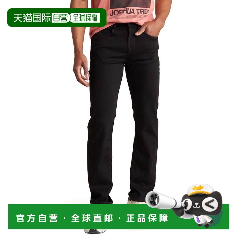 自营7 for all mankindAustyn Relaxed Straight Leg Jean In Bla