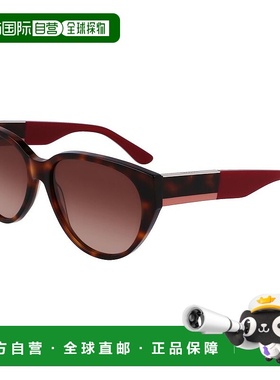 自营 Lacoste  Acetate Women's Sunglasses - brown 美国奥莱直