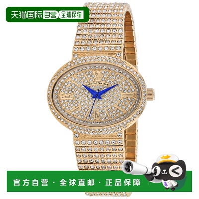自营Christian Van Sant Women's Sparkler Rose gold Oval 30mm