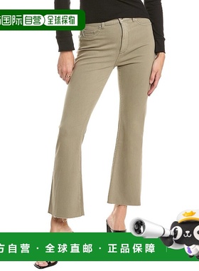 自营 DL1961 Bridget Alpine Green 喇叭牛仔裤 - 绿色 美国奥莱