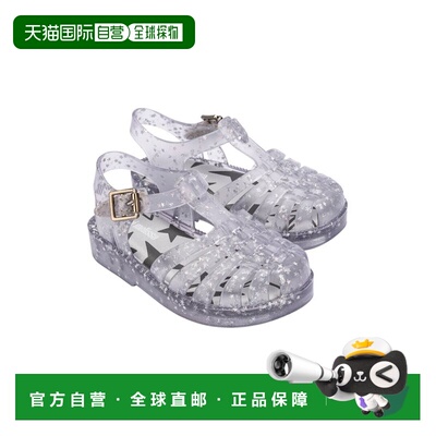 自营Mini Melissa Possession Shiny Elements Baby Sandal - whi