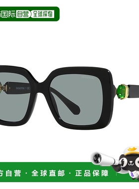 自营Swarovski  SK 6001 1001/1 55mm Womens Square Sunglasses