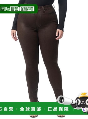 自营PAIGE Cheeky Chicory Coffee Luxe Ultra Skinny Leg Jean -