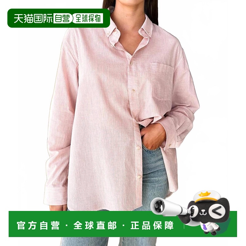 自营emerson fryRyan玫瑰条纹衬衫-玫瑰条纹 美国奥莱直发