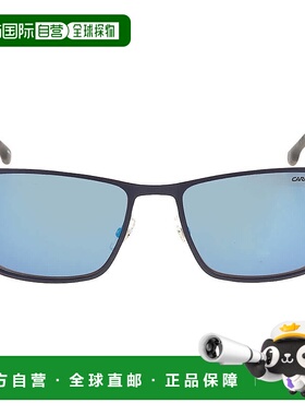 自营Carrera Grey Blue Mirror Rectangular Men's Sunglasses CA