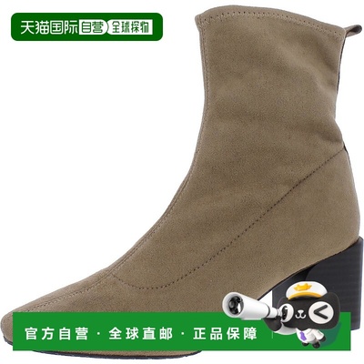 自营donald j. plinerAngeld女式仿麂皮块跟踝靴-biscotti 美国奥