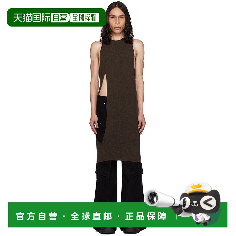 1h可退 香港直邮潮奢 rick owens 瑞克 欧文斯 男士 棕色 Luxor