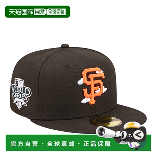 自营New Era 59Fifty MLB 旧金山巨人队漫画云黑色贴合帽 6024385