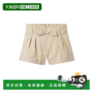 美国奥莱直发 jack珍妮和杰克纸袋腰短棕色 自营janie and