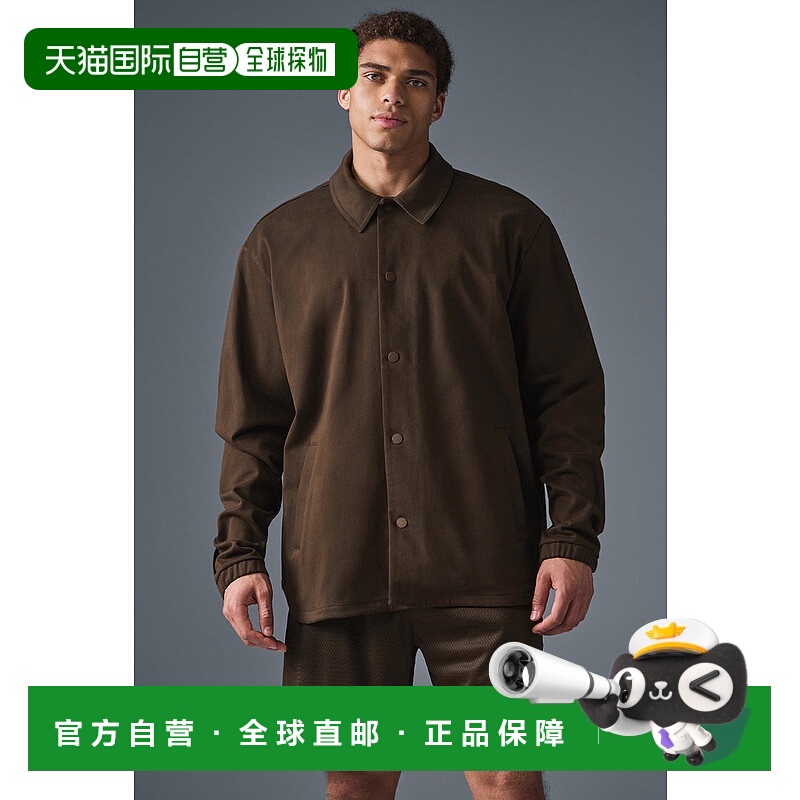 美国直邮AloYoga男士翻领排扣长袖夹克外套M4175R