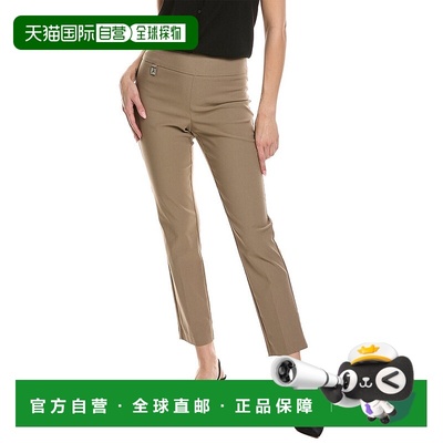 自营 Joseph Ribkoff 套穿长裤 - 棕色直筒裤 美国直发奥莱