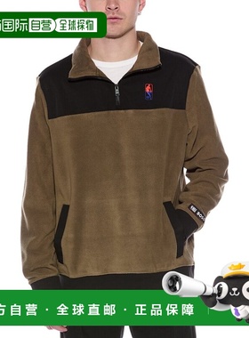 自营BOSS Hugo Boss NBA Fleece 1/4-Zip Pullover - green 美国