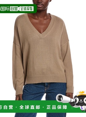 自营minnie rose米妮玫瑰盒装羊绒混纺毛衣-绿色 美国奥莱直发