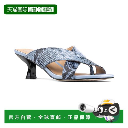 自营Donald Pliner Kaysha Leather Sandal - blue 美国奥莱直发