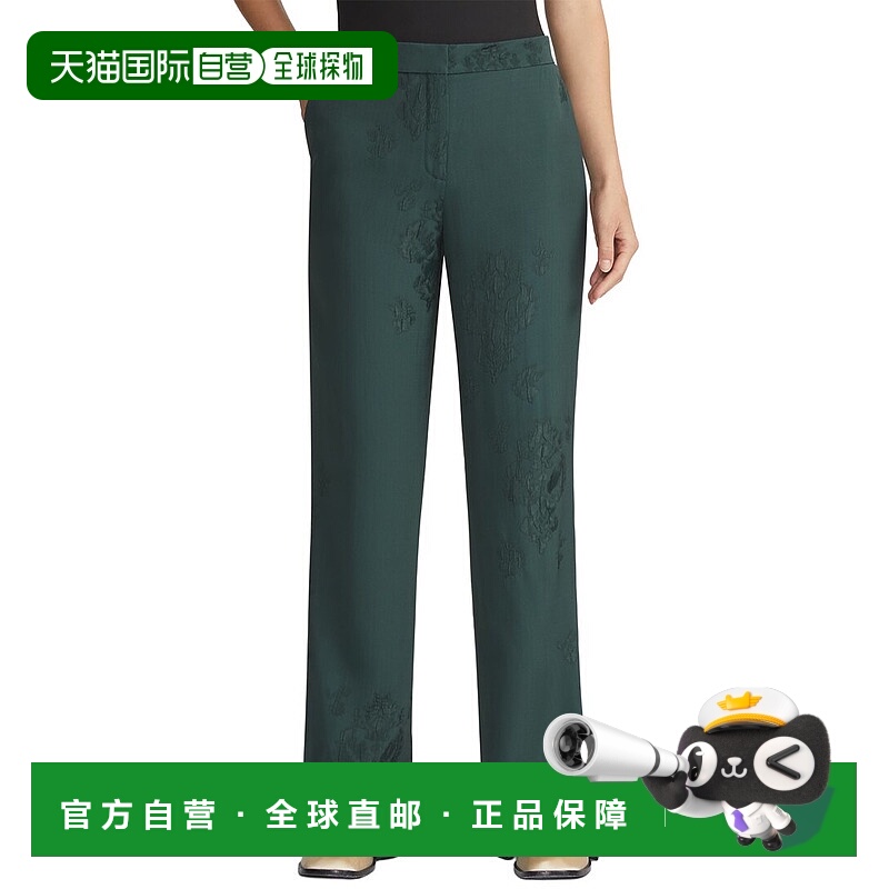 自营Lafayette 148 New York Petite Gates Pant - green 美国奥