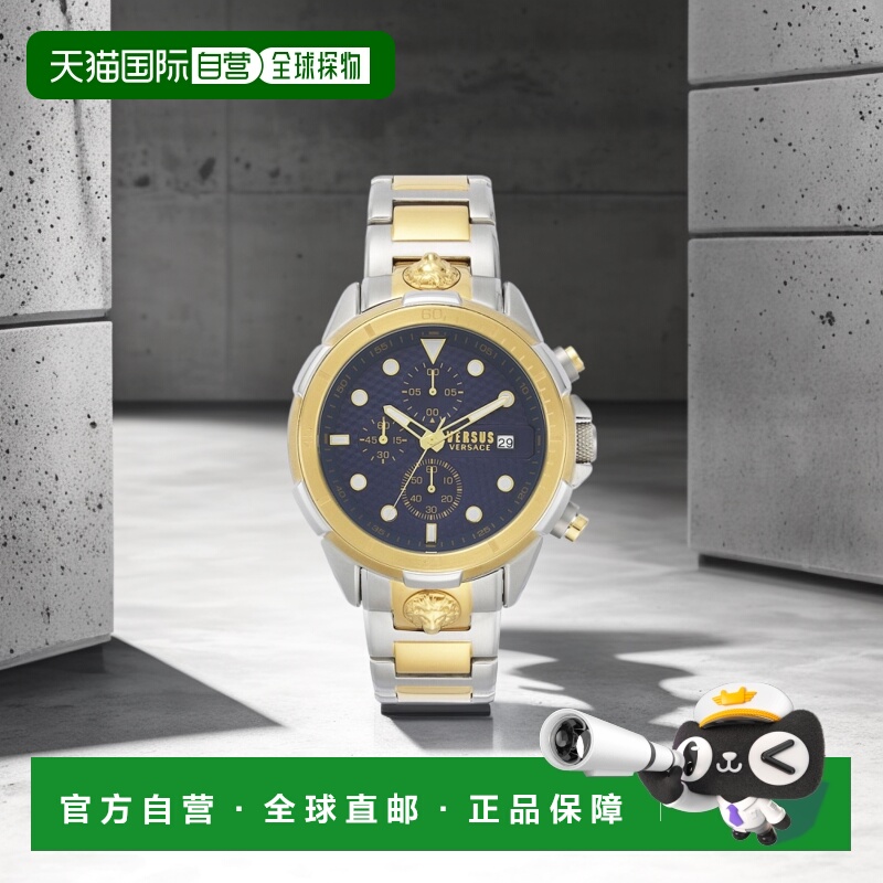自营versus versace6E Arrondissement 计时码表 - 双色/双色/蓝