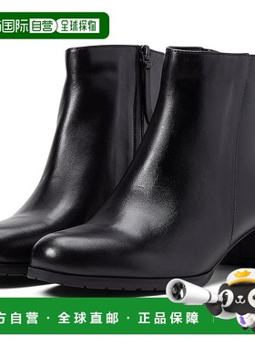 自营Naturalizer Bay H8064L2001 Boot Women Black Leather Wate