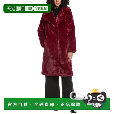 自营NOIZE Savannah Teddy Coat - red 美国奥莱直发外套