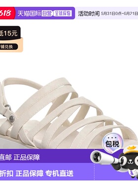 自营Women's Bearpaw Crete Sandals Bone Ivory Faux Leather St