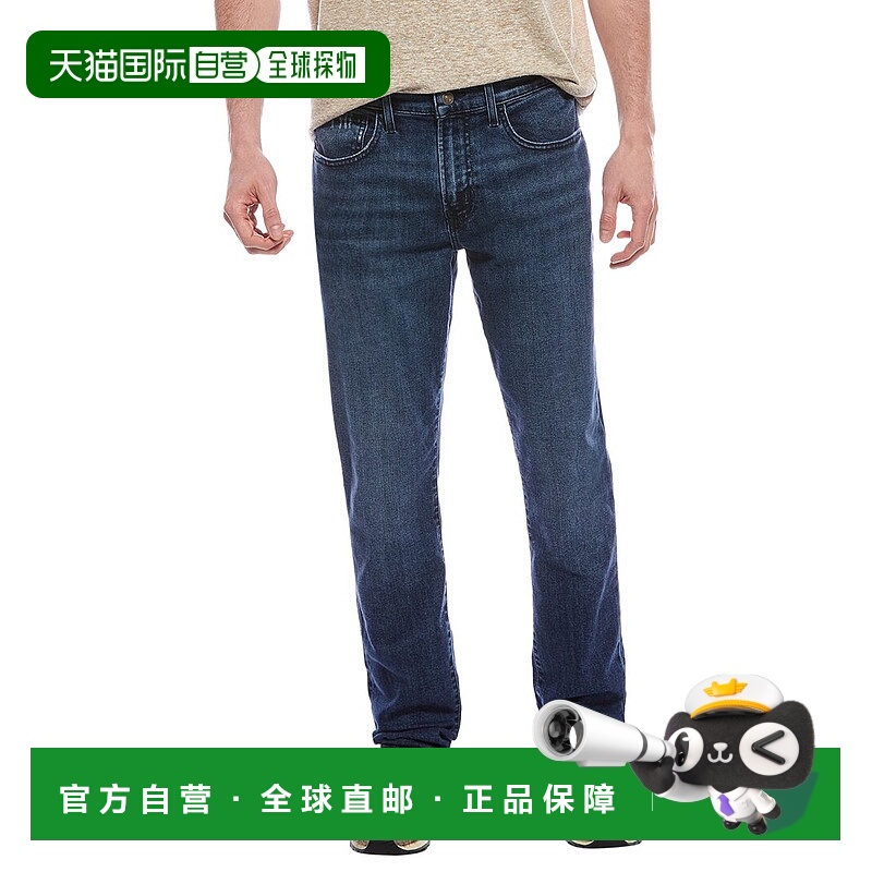 自营hudson jeansHUDSON牛仔裤Blake Waterloo修身直筒牛仔裤-蓝