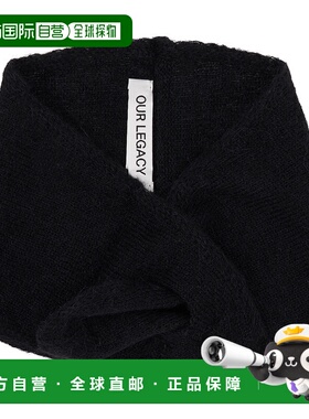 1h可退 香港直邮潮奢 Our Legacy 女士 黑色 Miniature 围巾 A424