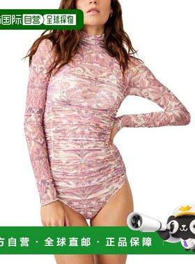 自营Women's Free People Under It All Bodysuit Peony Printed