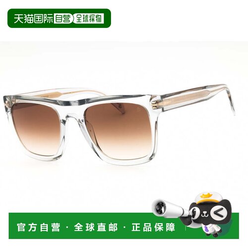 自营david beckhamDB 7000/S FLAT 063M HA透明灰色/深棕色渐变-