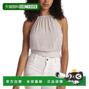 Side Tie grey Bella 美国奥莱直 Top Dahl Halter 自营 Button