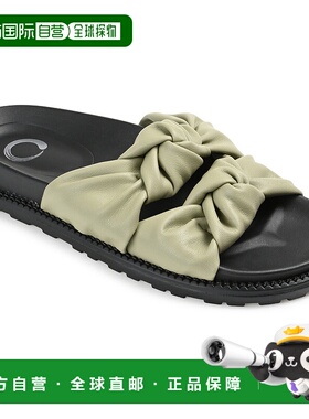 自营 Journee Collection 女士 Melanie 凉鞋 - 绿色 美国奥莱直