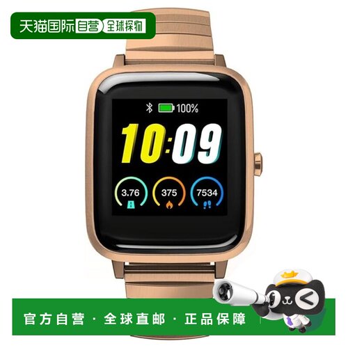 自营Timex Women's Iconnect Black Square 38mm - black 美国奥