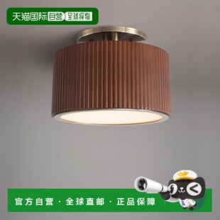 californiaTambo 半嵌入式 吸顶灯 自营 深胡桃木饰面 nova