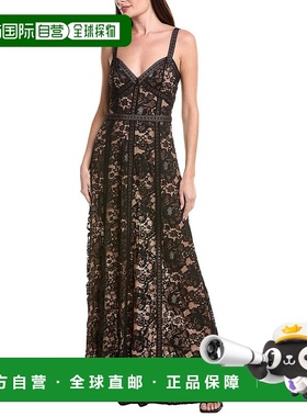 自营l'agenceL’AGENCE Avignon Lace Maxi Dress - black 美国奥
