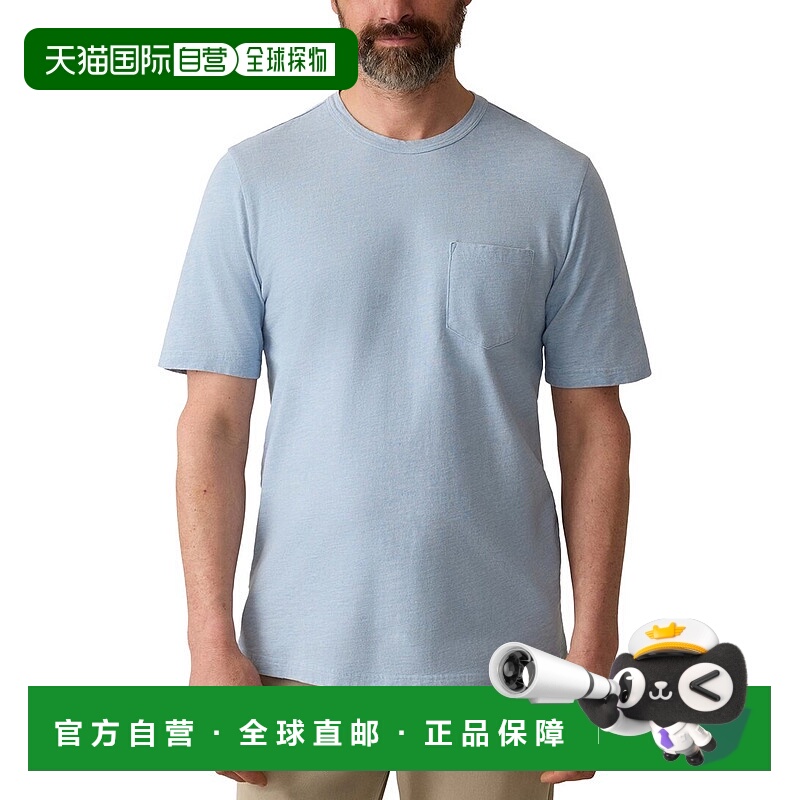 自营Faherty Indigo口袋T恤-蓝色 美国奥莱直发