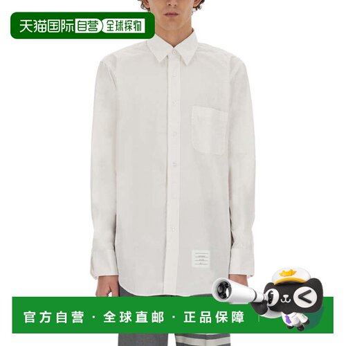 自营thom browneButton Down Shirt - white 美国奥莱直发