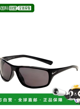 自营Nike Men's 64 mm Black Sunglasses - black 美国奥莱直发