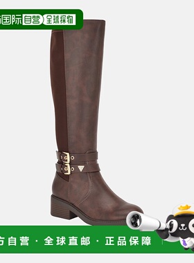 自营guessPartha Tall Riding Boots - dark brown 美国奥莱直发