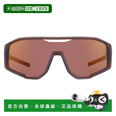 自营Dita LANCIER Polarized Brown Shield Unisex Sunglasses LS