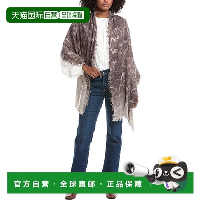 自营forteforteForte Cashmere Python Print Cashmere Scarf - b