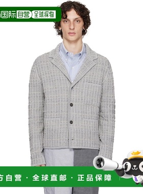 1h可退 香港直邮潮奢 Thom Browne 汤姆 布朗 男士 灰色 Tweed Ja